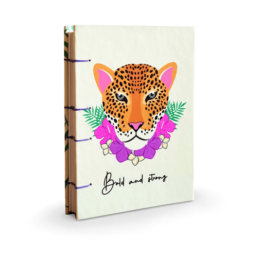 Bold and Strong Beige Notebook