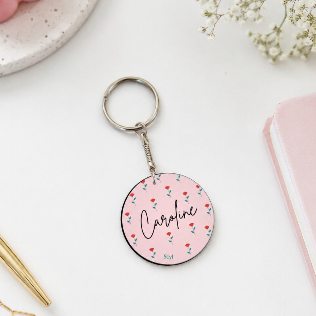 Breathy Flower Keychain