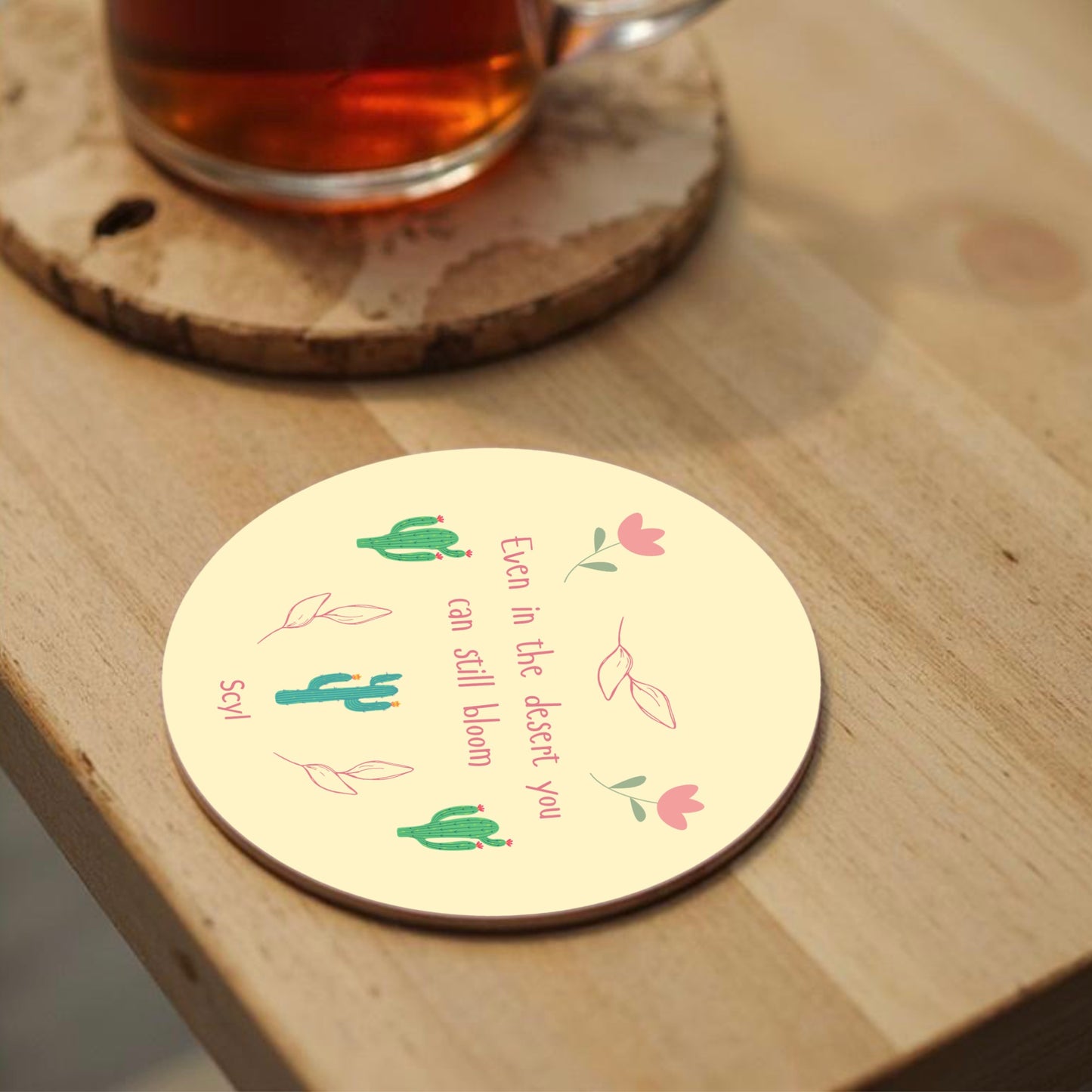 Bloomy Cactus - Enamel Mug