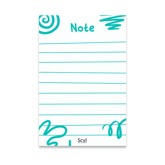 Doodle Notepad - Green
