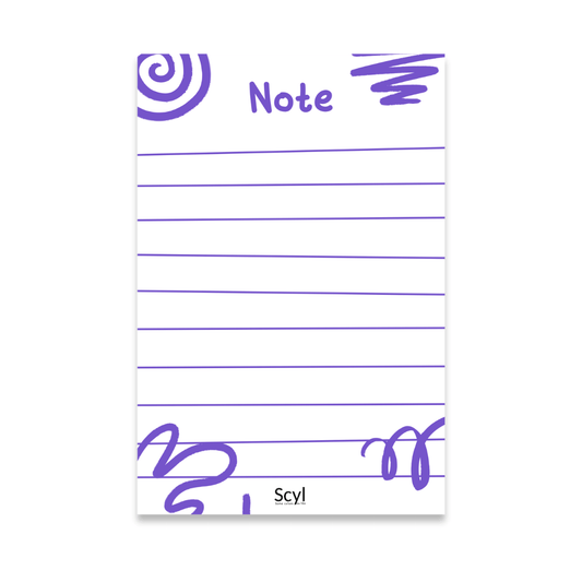 Doodle Notepad - Purple