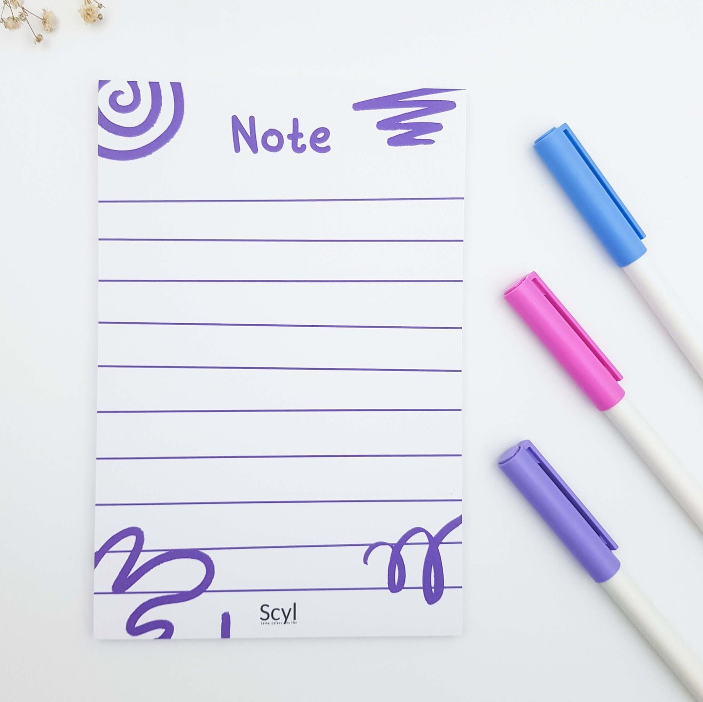 Doodle Notepad - Purple