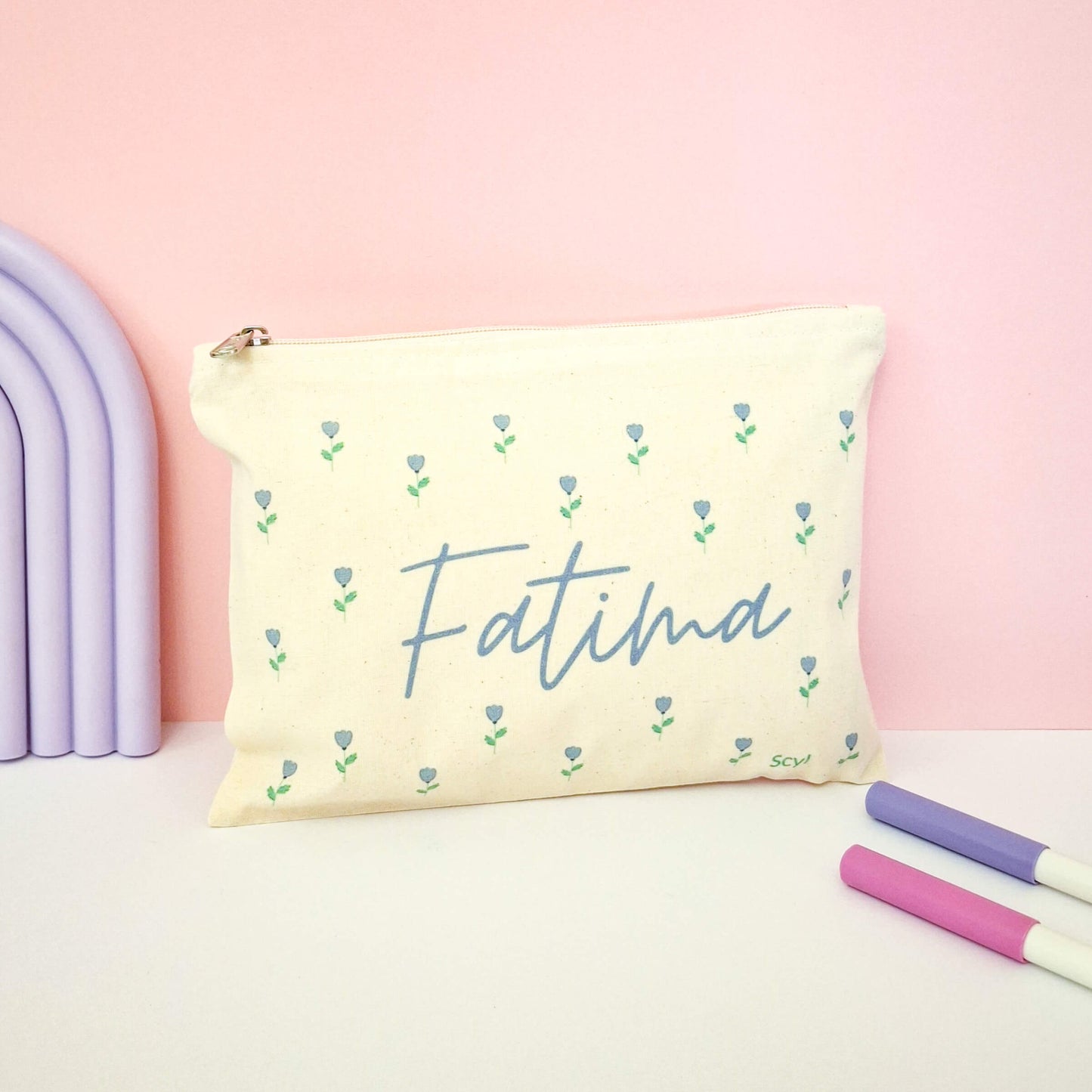 Dreamy Flower Customized Pouch