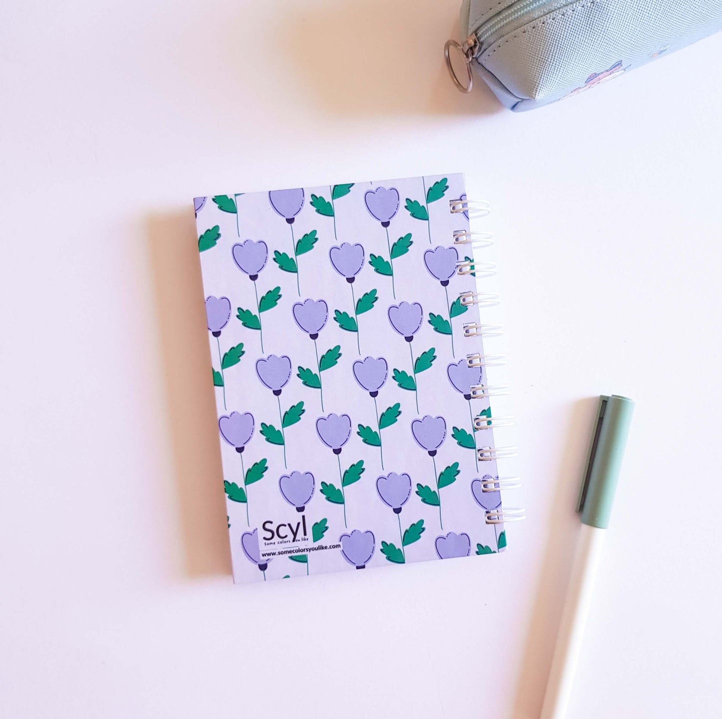 Dreamy Flower Pattern Notebook