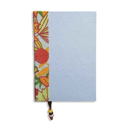 Fabric Spine Notebook Blue