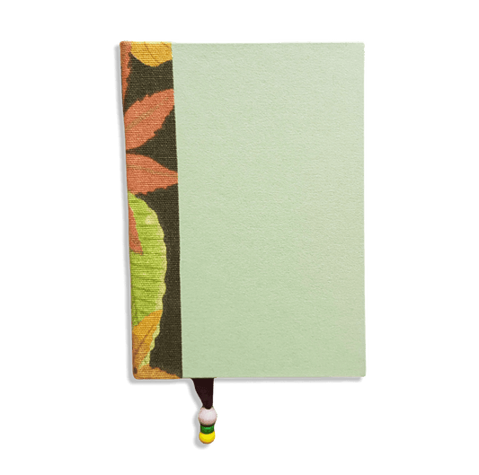 Fabric Spine Notebook Green