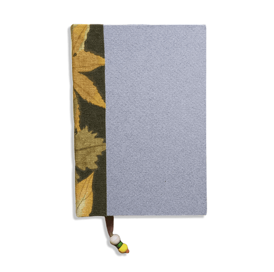 Fabric Spine Notebook Grey