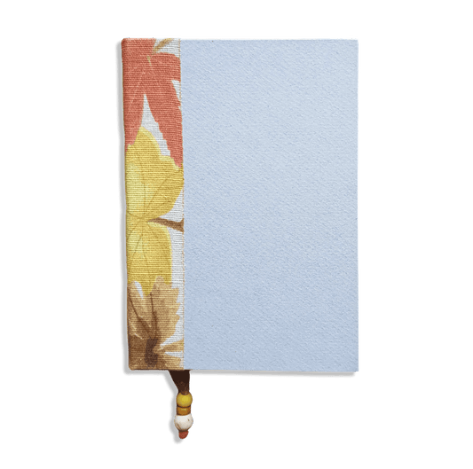 Fabric Spine Notebook Light Blue