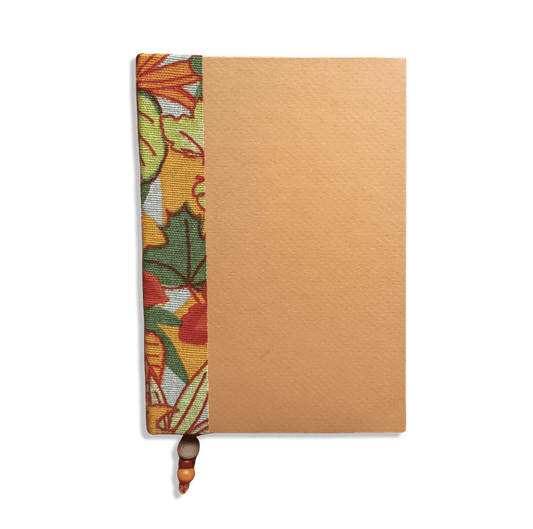 Fabric Spine Notebook Light Orange
