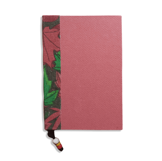 Fabric Spine Notebook Red