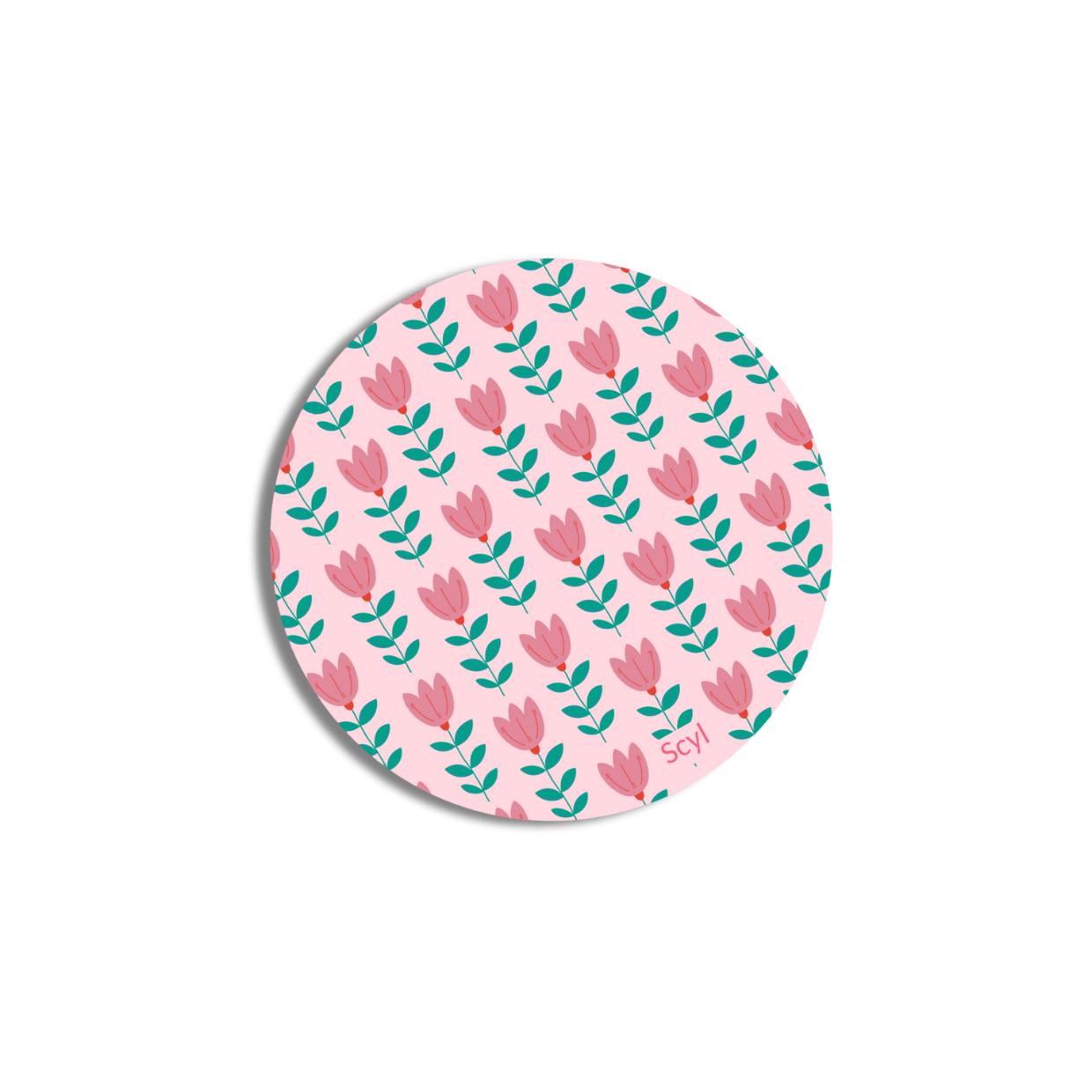 Fearless Flower Round Coaster