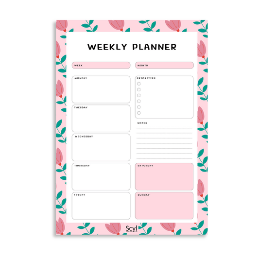Fearless Flower Weekly Planner