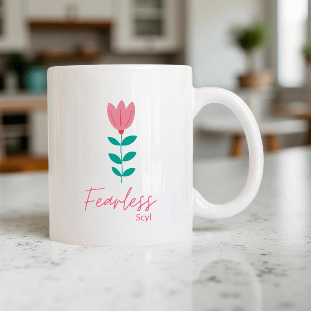 Floral Collection Set ( 4 Mugs + 4 Coasters )