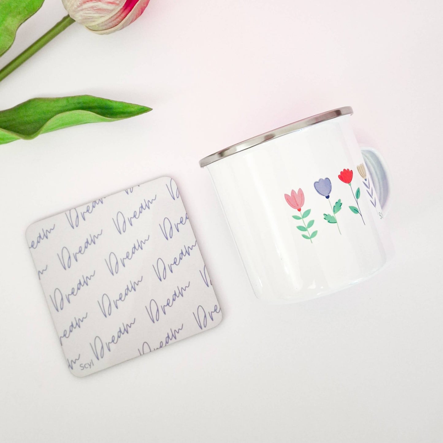 Floral Garden - Enamel Mug