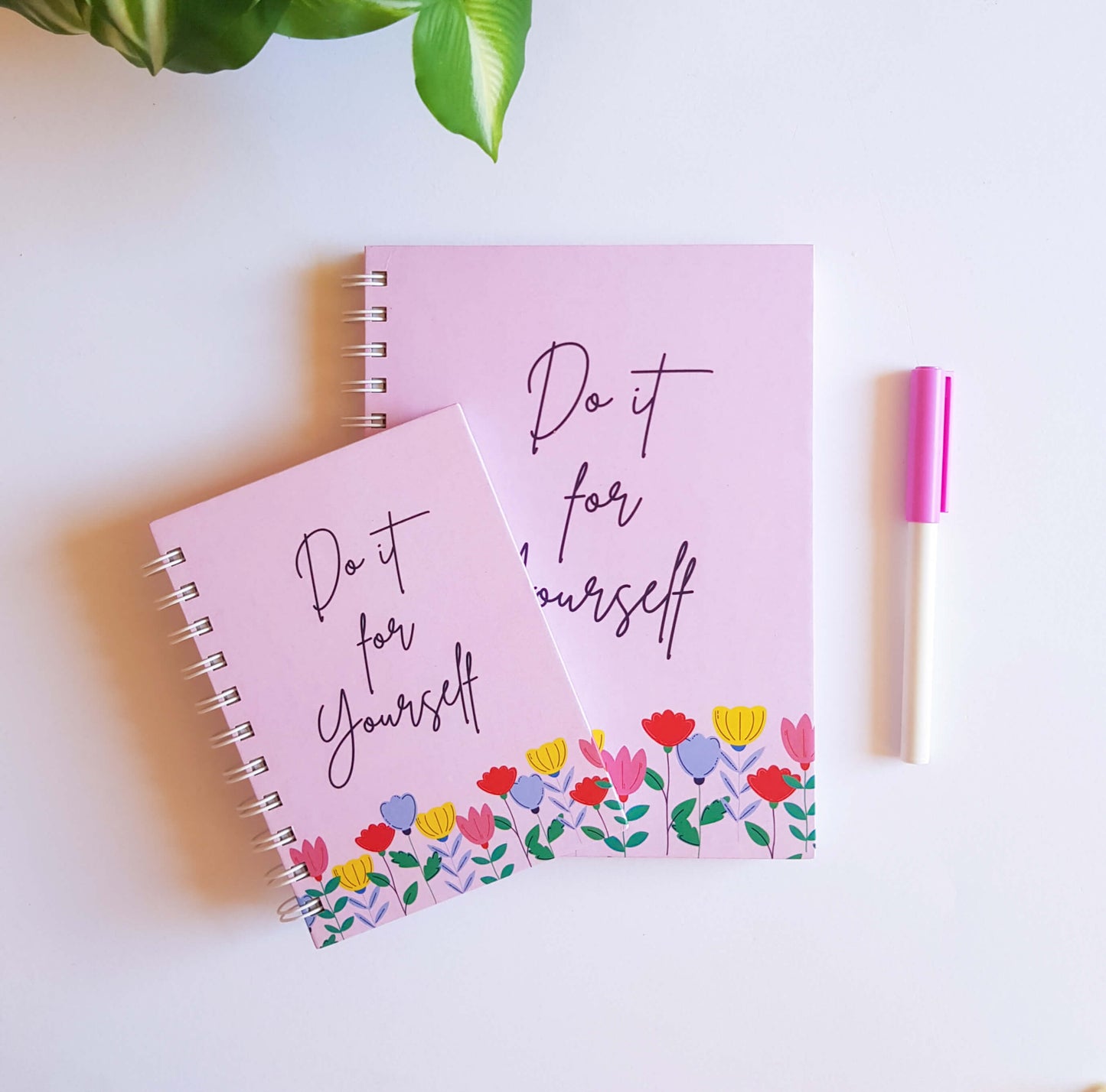 Floral Garden Notebook - Pink