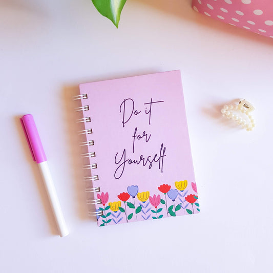 Floral Garden Notebook - Pink