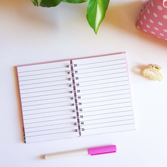 Floral Garden Notebook - Pink
