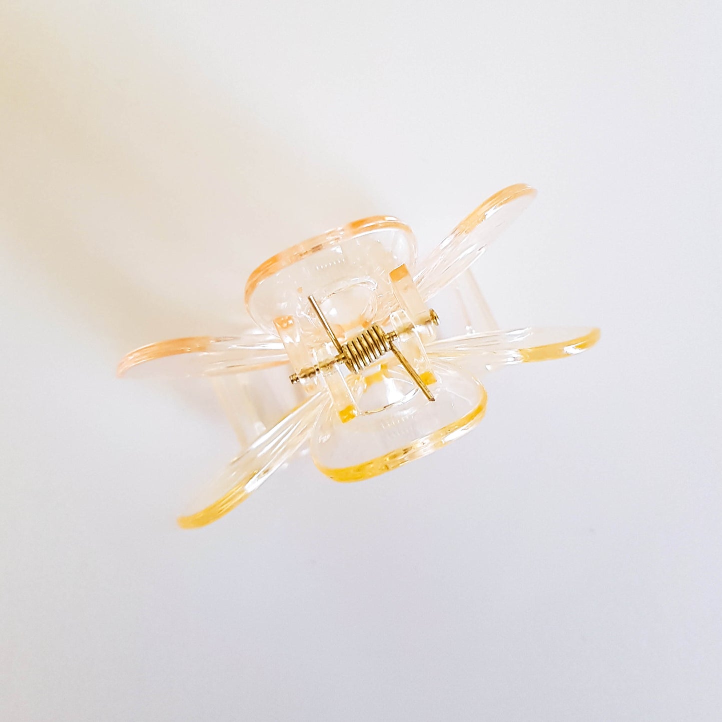 Flower Hair Clip - Orange