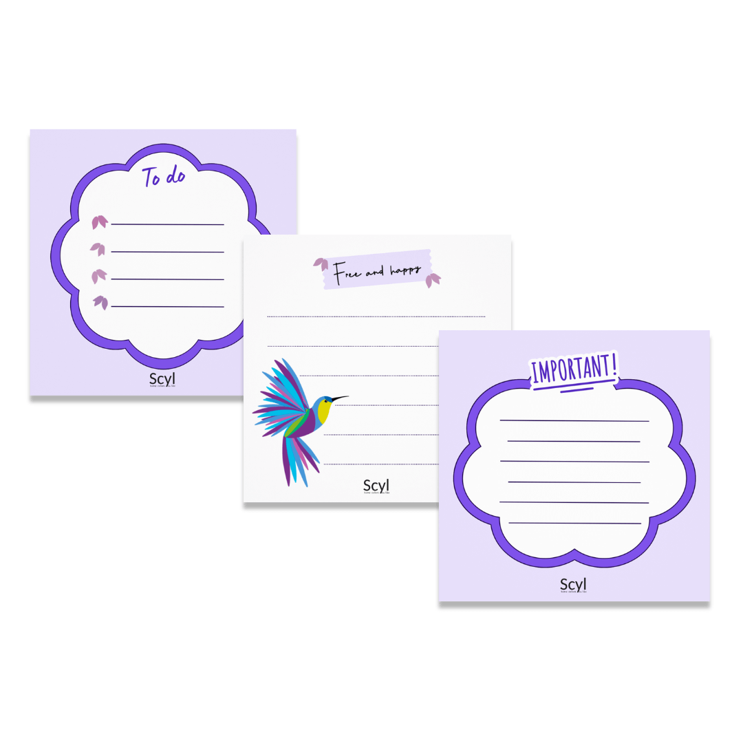 Free and Happy Mini Notepads – SCYL