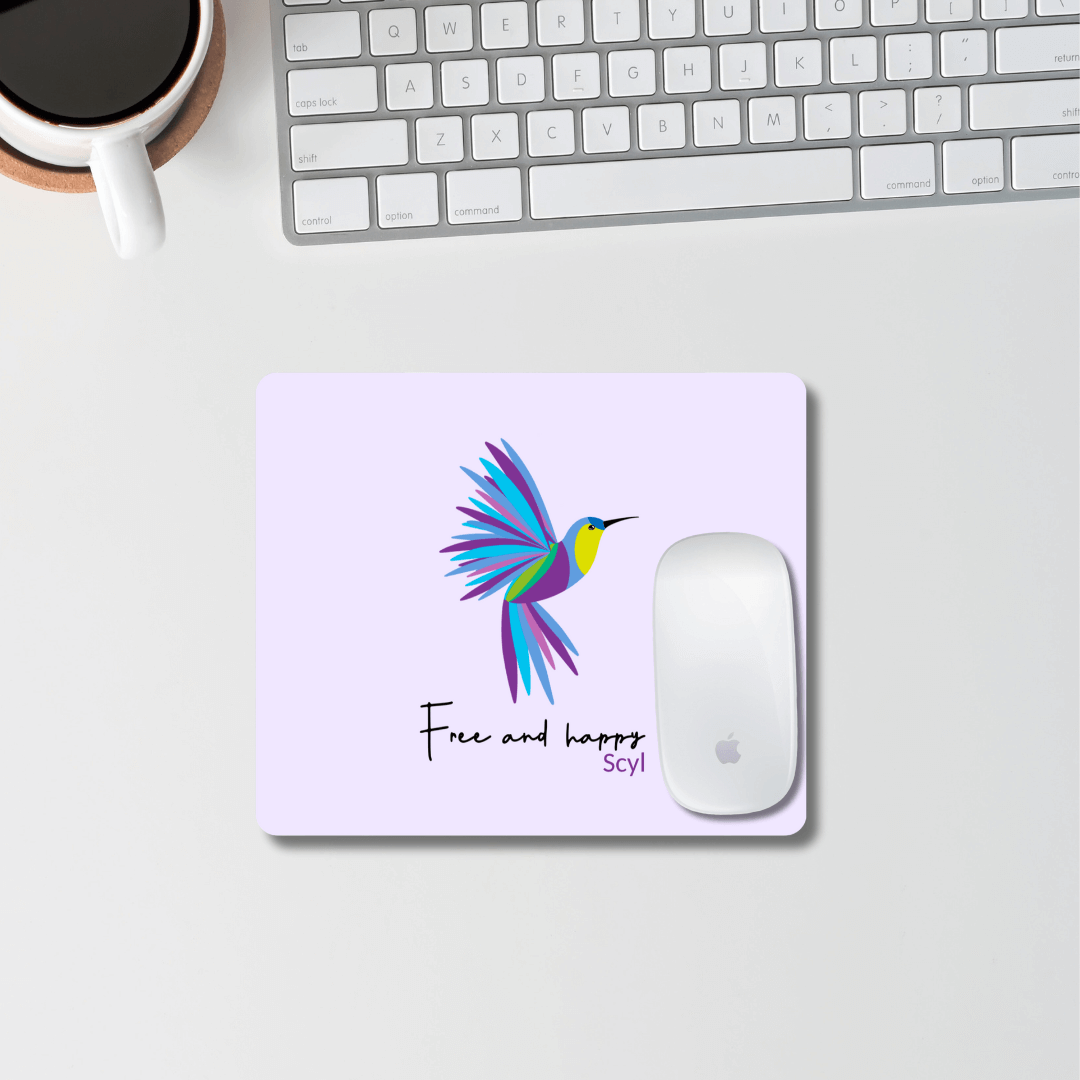Free and Happy Mouse Pad