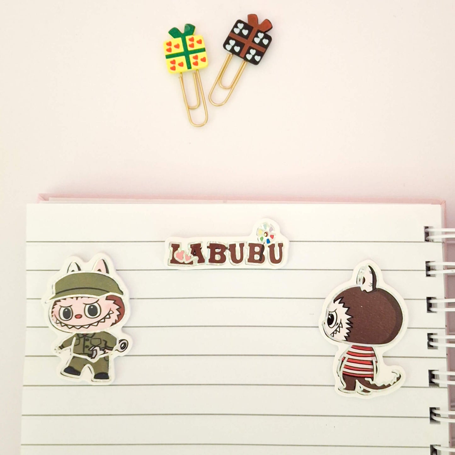 Labubu Stickers - Pink