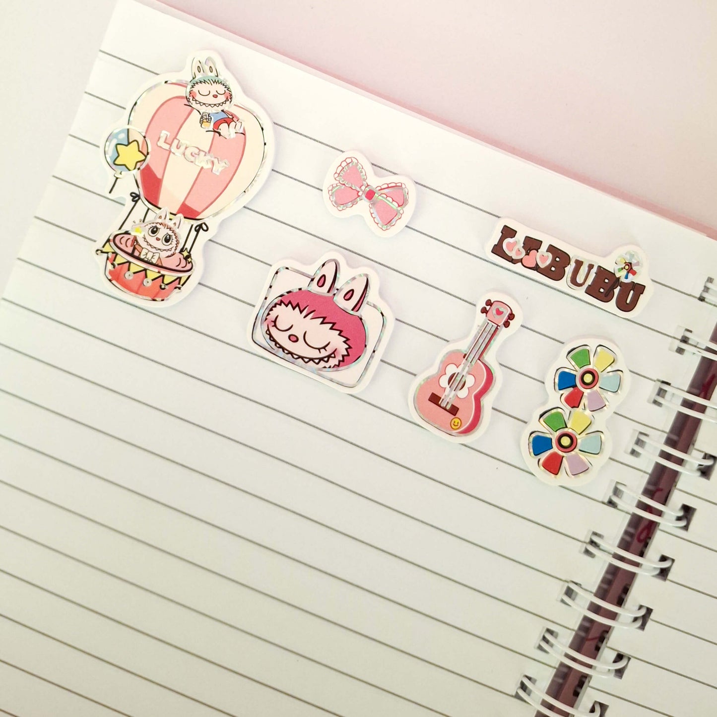 Labubu Stickers - Pink
