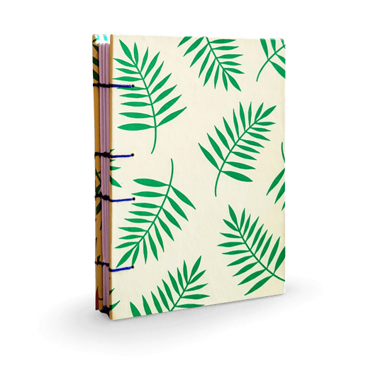 Leaves Beige Notebook