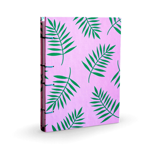 Leaves Pink Notebook