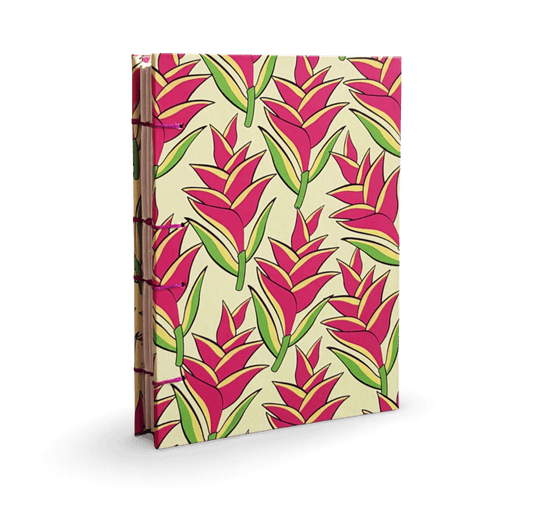 Red Heliconia Notebook