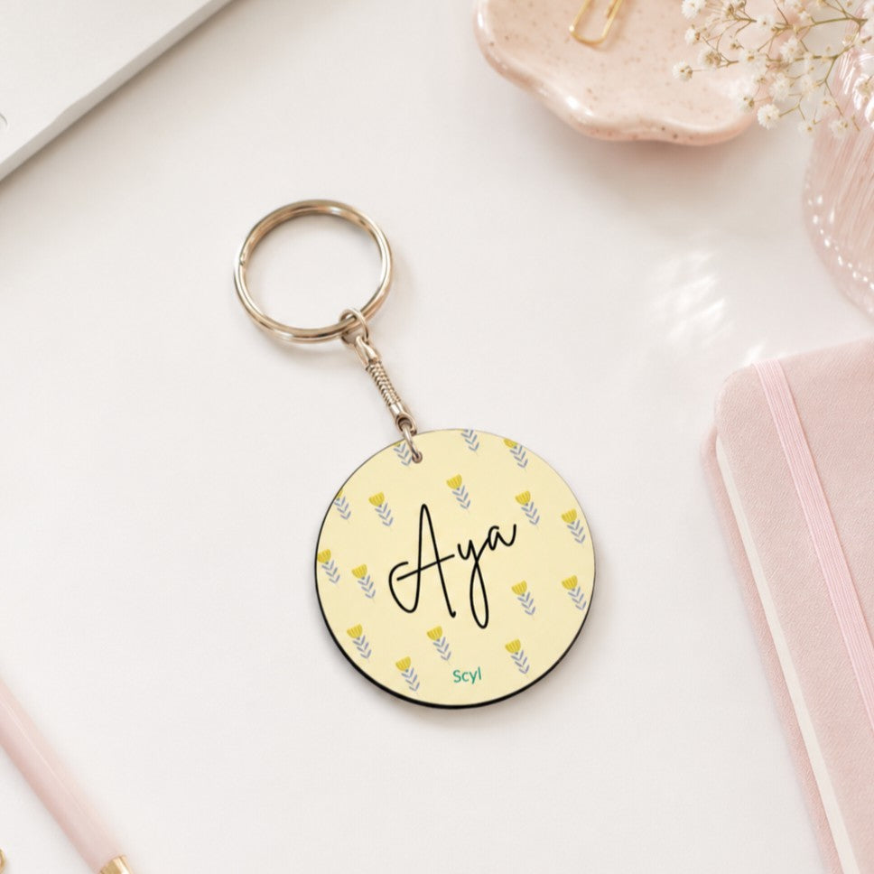 Shiny Flower Keychain