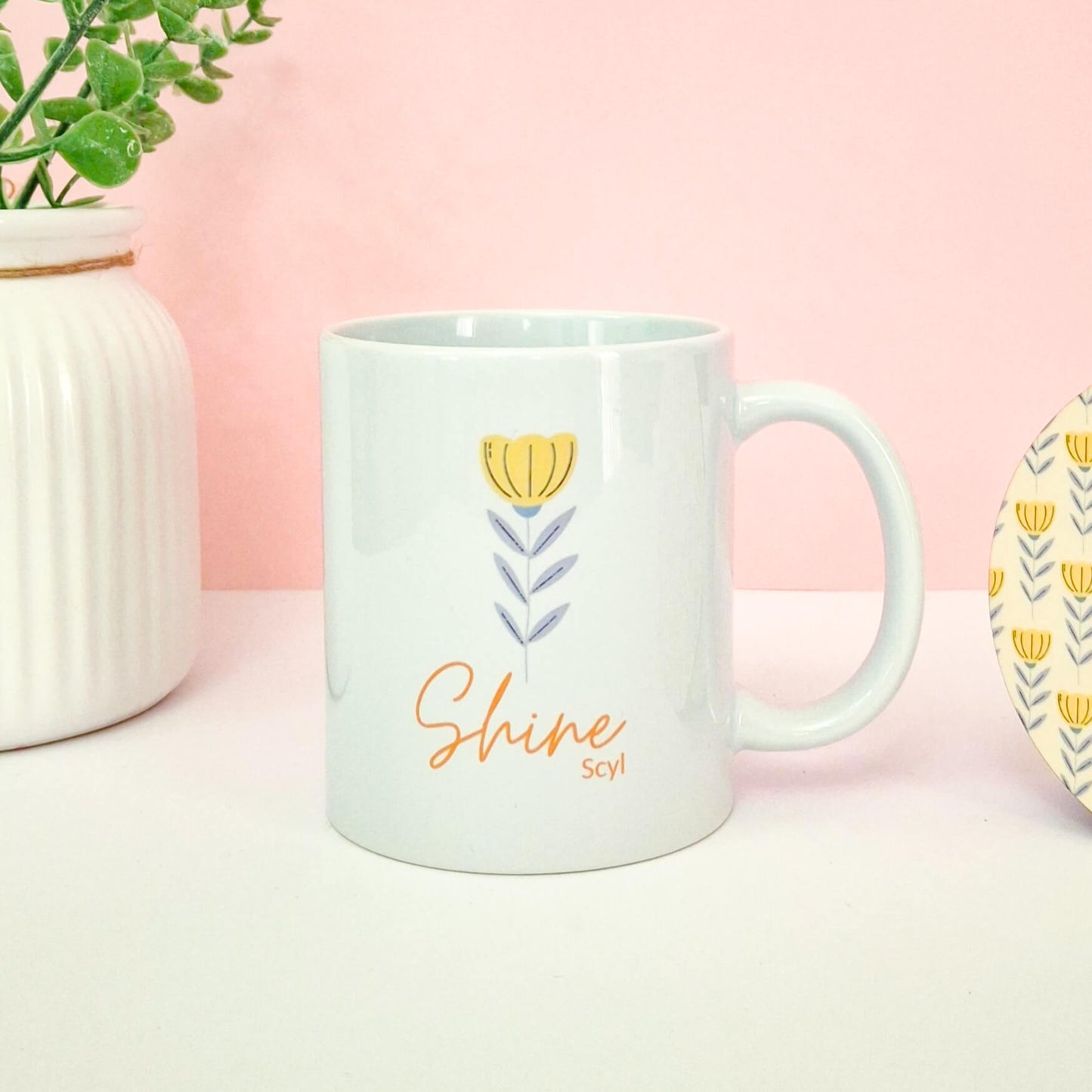 Shiny Flower Mug