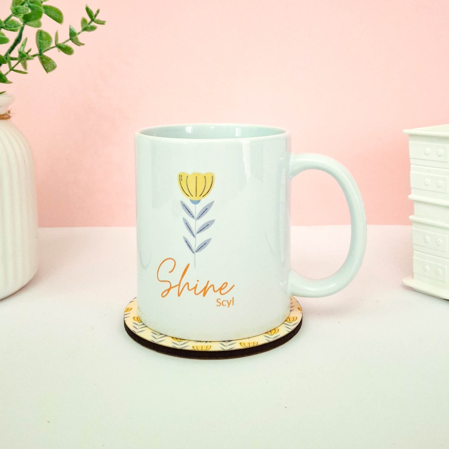 Shiny Flower Mug