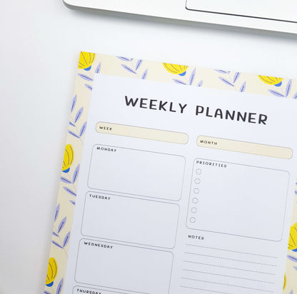 Shiny Flower Weekly Planner