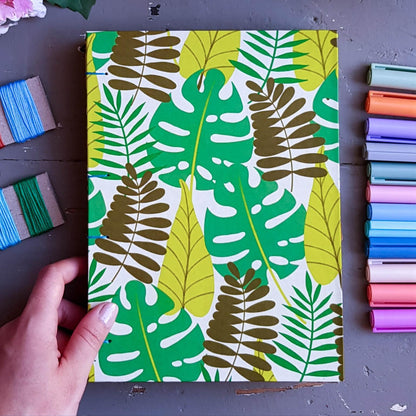 Tropical Leaves Notebook