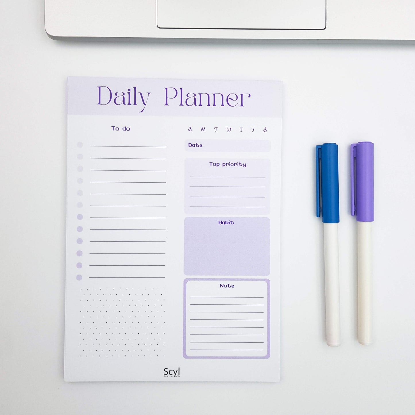 Violet Daily Planner