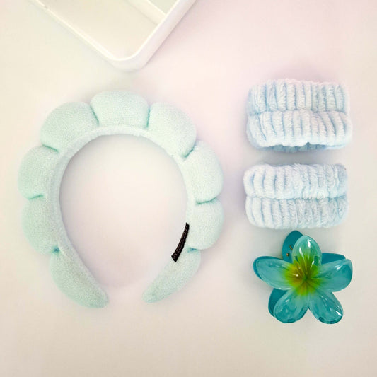 Blue Head Band Set