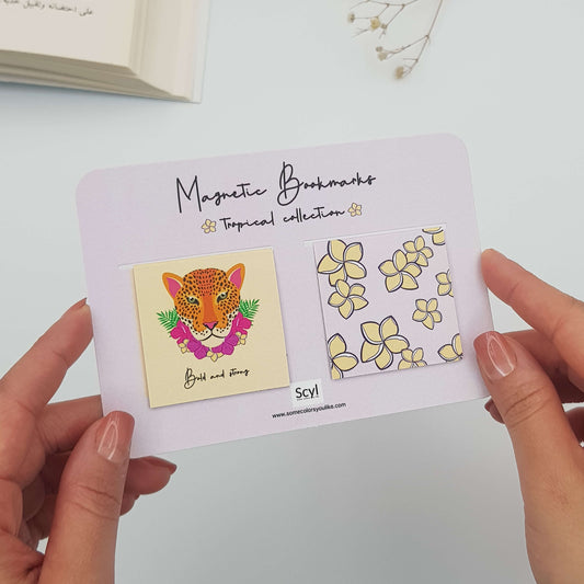 Bold and Strong Magnetic Bookmark - Beige