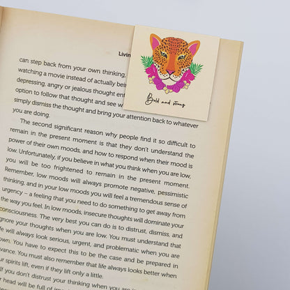 Bold and Strong Magnetic Bookmark - Beige