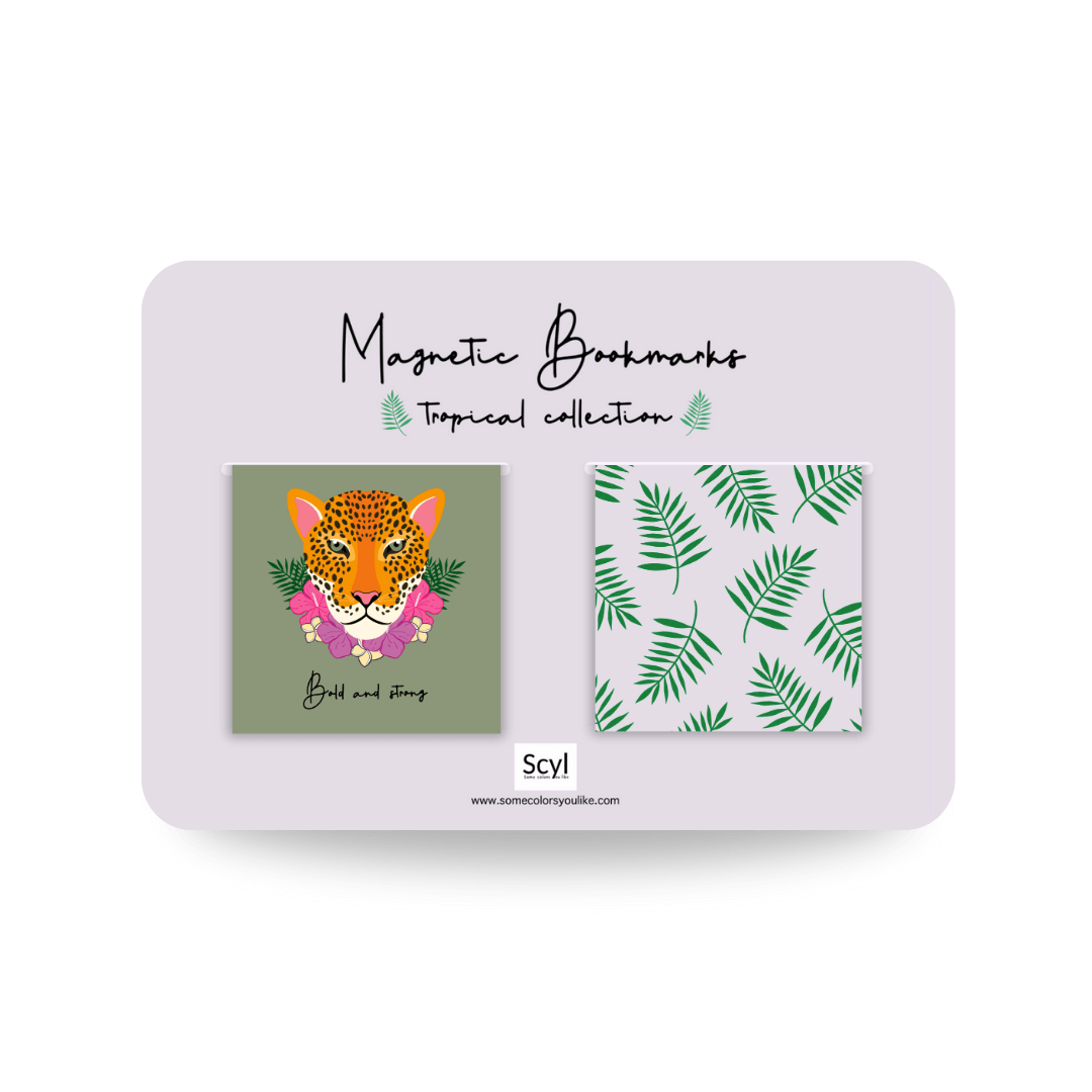 Bold and Strong Magnetic Bookmark - Dark Green