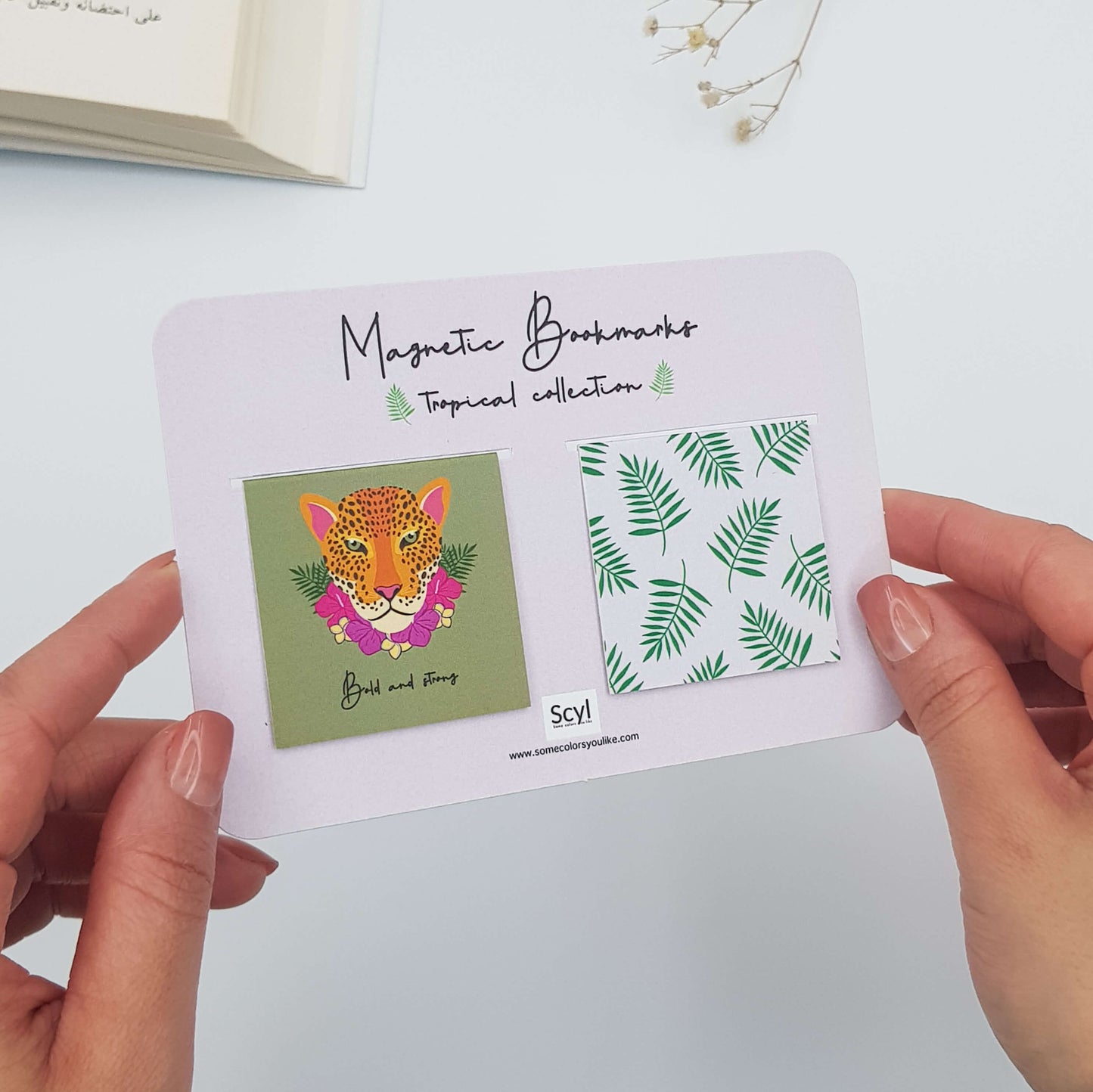 Bold and Strong Magnetic Bookmark - Dark Green