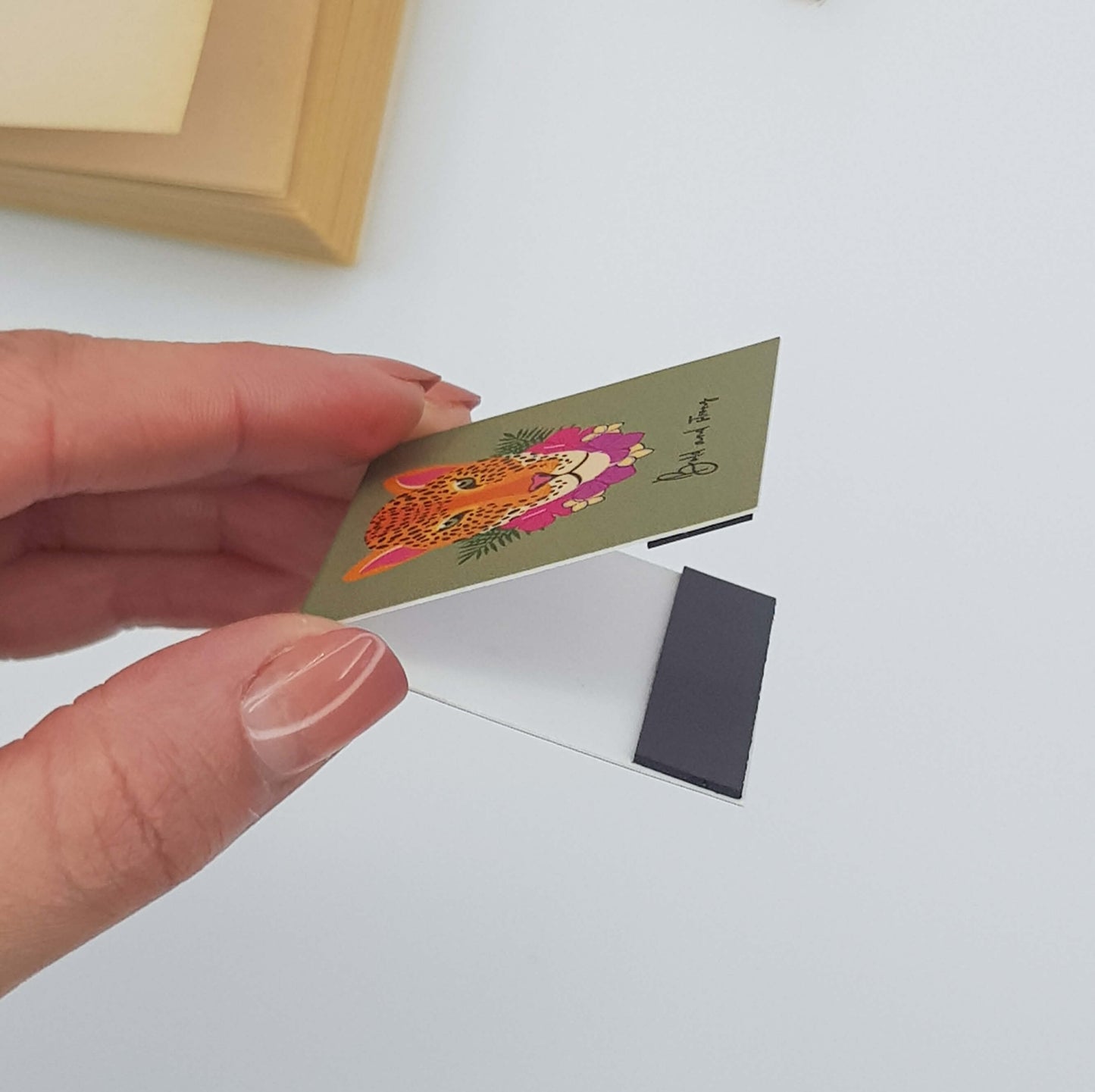 Bold and Strong Magnetic Bookmark - Dark Green