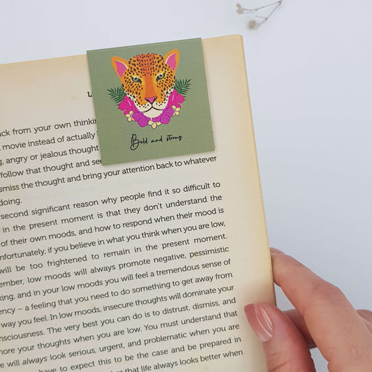 Bold and Strong Magnetic Bookmark - Dark Green