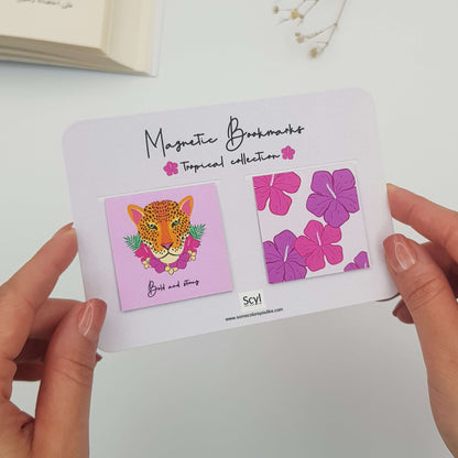 Bold and Strong Magnetic Bookmark - Pink