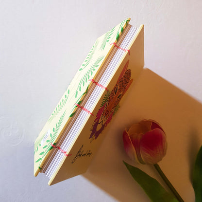 Bold and Strong Beige Notebook
