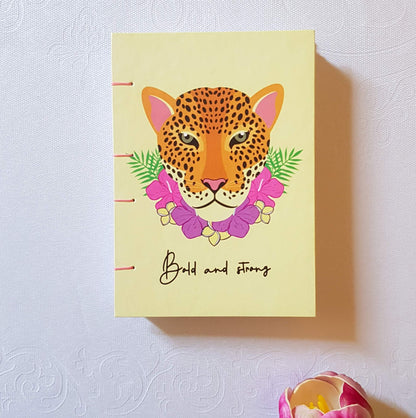 Bold and Strong Beige Notebook