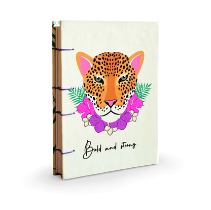 Bold and Strong Beige Notebook
