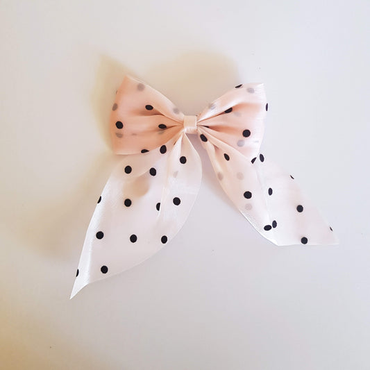 Bow Hair Clip - Pink