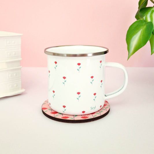 Breathy Flower - Enamel Mug