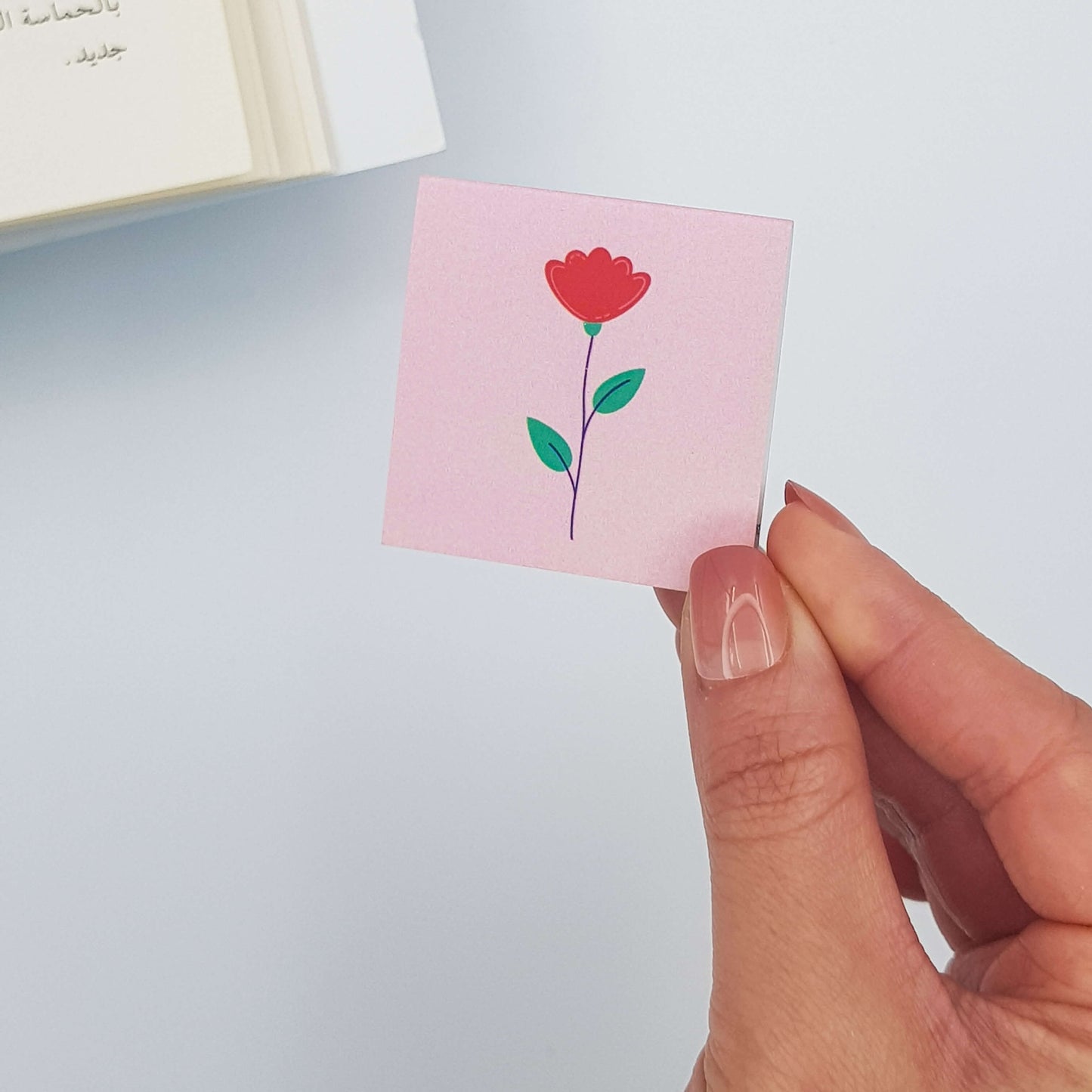 Breathy Flower Magnetic Bookmark