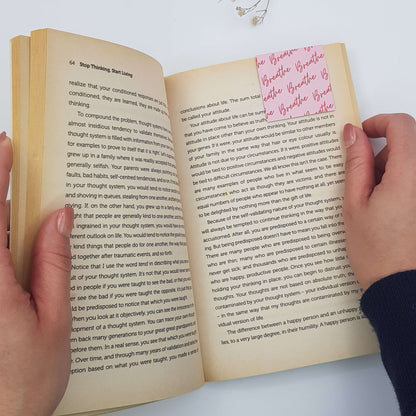 Breathy Flower Magnetic Bookmark
